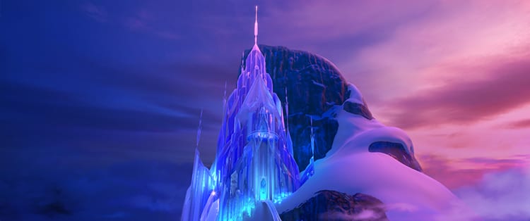 FROZEN Elsa ice palace