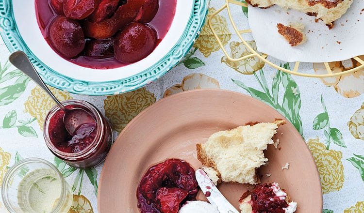 Bill Granger's Delicious Plum & Vanilla Compote