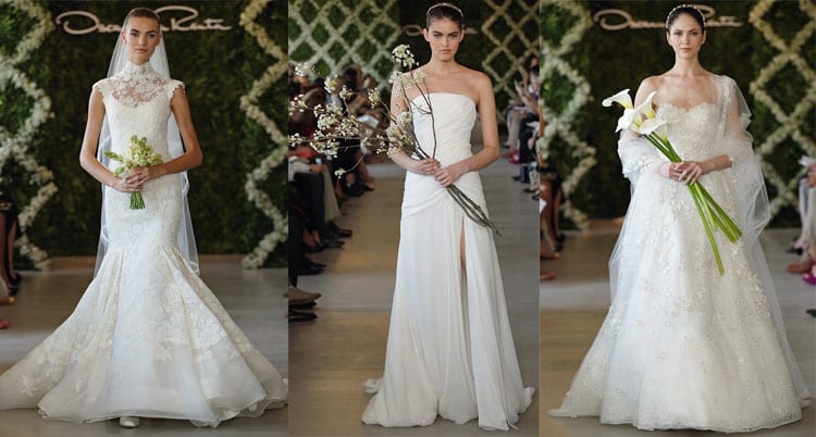 Dream Wedding Dresses by the Master of Ceremonies, Oscar de la Renta