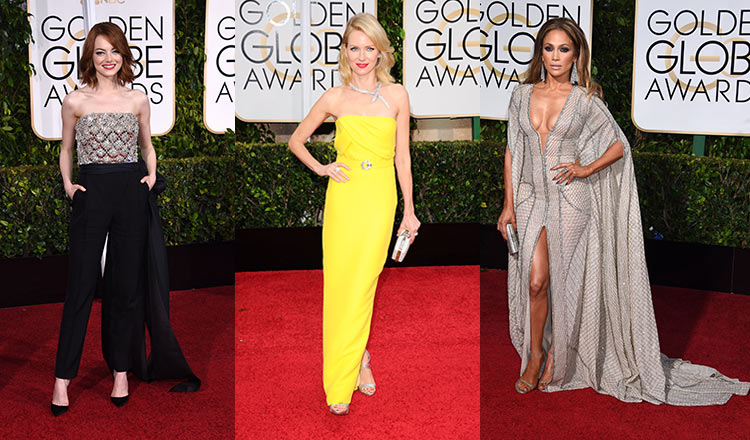 Red Carpet Pics From The Bleachers @ The 2015 Golden Globes