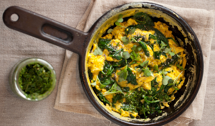 Super-Charged Scrambled Eggs By The Healthy Chef Teresa Cutter