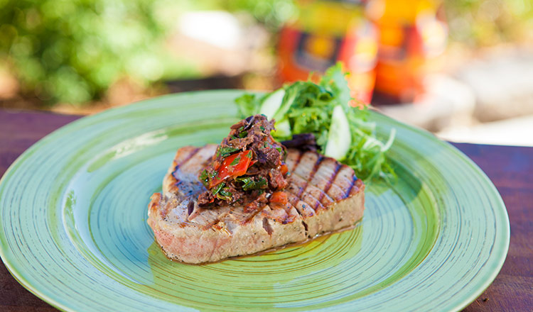 Simple Yet Delicious Grilled Tuna With Olive Tapenade Recipe