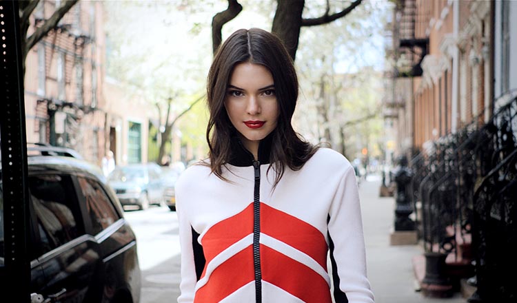 Get The Look: Kendall Jenner Stands Out In Red