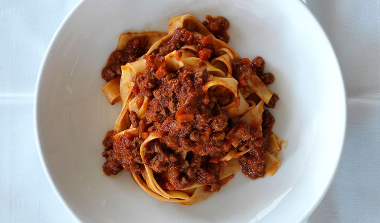 Tagliatelle Bolognese With Wagyu Beef Mince