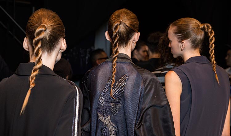 Power Braids - The Easiest Updo Seen at NYFW