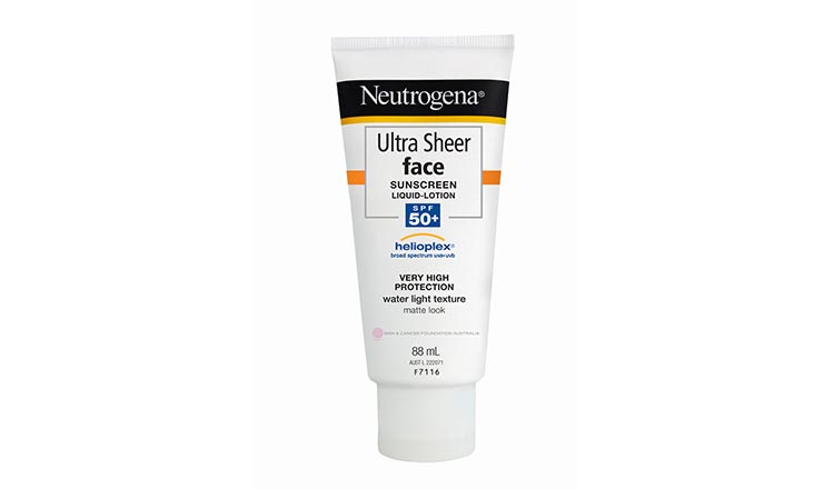 Neutrogena Ultra Sheer Face Sunscreen