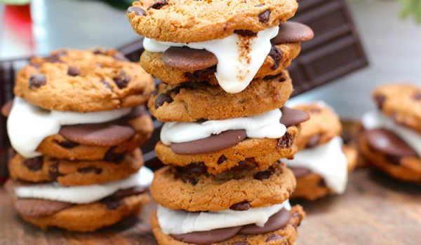 biscuits - smores sandwiches