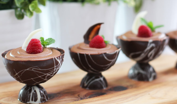 Decadent, 2 Ingredient No Bake Chocolate Mousse
