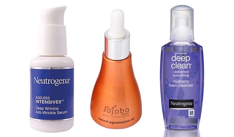 The Carousel - Neutrogena Serum, Jojoba Pigmentation Oil, Neutrogena Mulberry Foam Cleanser