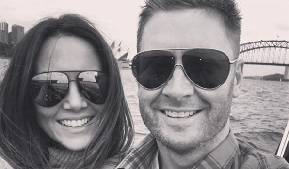 Kyly And Michael Clarke Share First Baby Pics