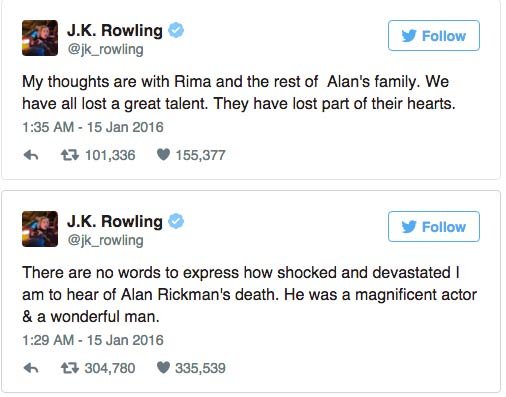 Harry Potter Fans Pay Tribute To Alan Rickman At Platform 9 3/4 Harry Potter Fans Pay Tribute To Alan Rickman At Platform 9 3/4