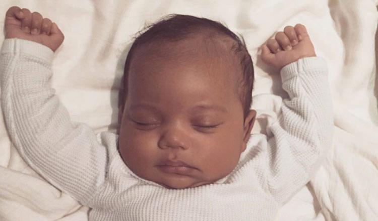 Kim And Kanye Share First Baby Pic Of Saint West