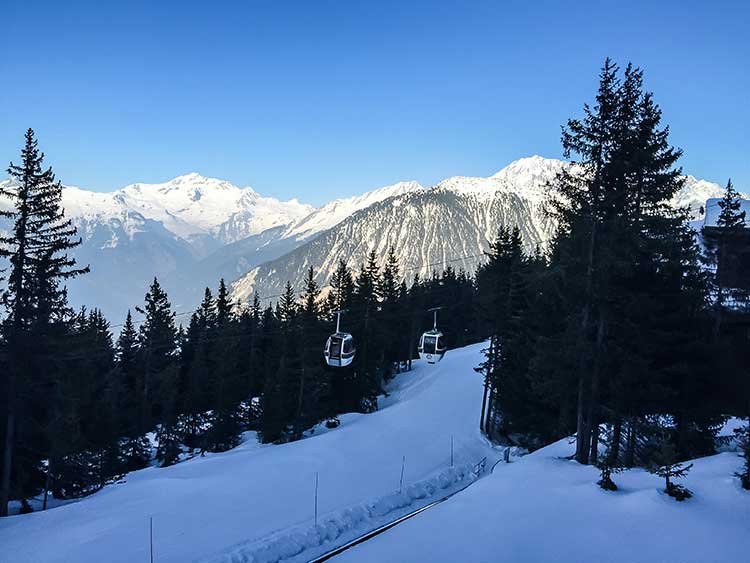 Four Days, Four Planes: Snow-capped French Alps & A Convertible Range Rover snow-capped peaks