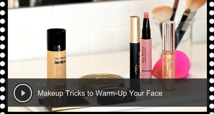 Makeup Tricks to Warm Up Your Face