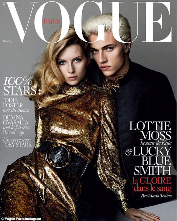 Vogue cover lottie & Lucky