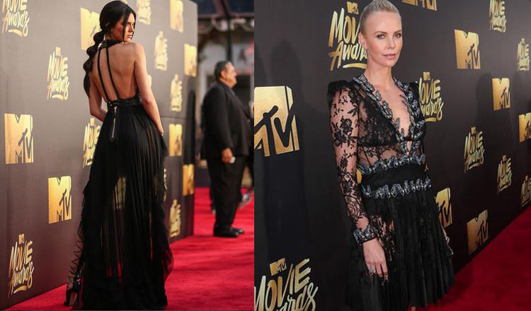 Kendall And Charlize Win Red Carpet Prize At MTV Awards1