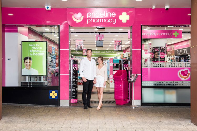 Sam and Sasha at Priceline pharmacy 