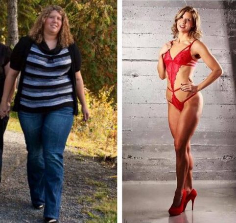 How I lost Half My Body Weight To Become A Bikini Model4
