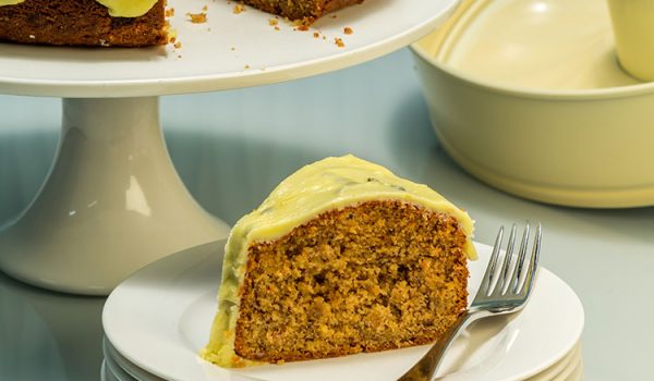 Blair’s Banana Cake With Passionfruit Icing
