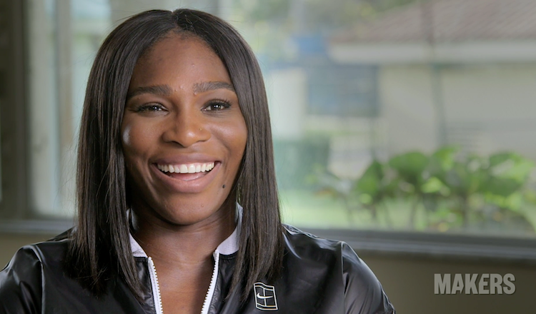 Serena Williams and her exclusive video ITW
