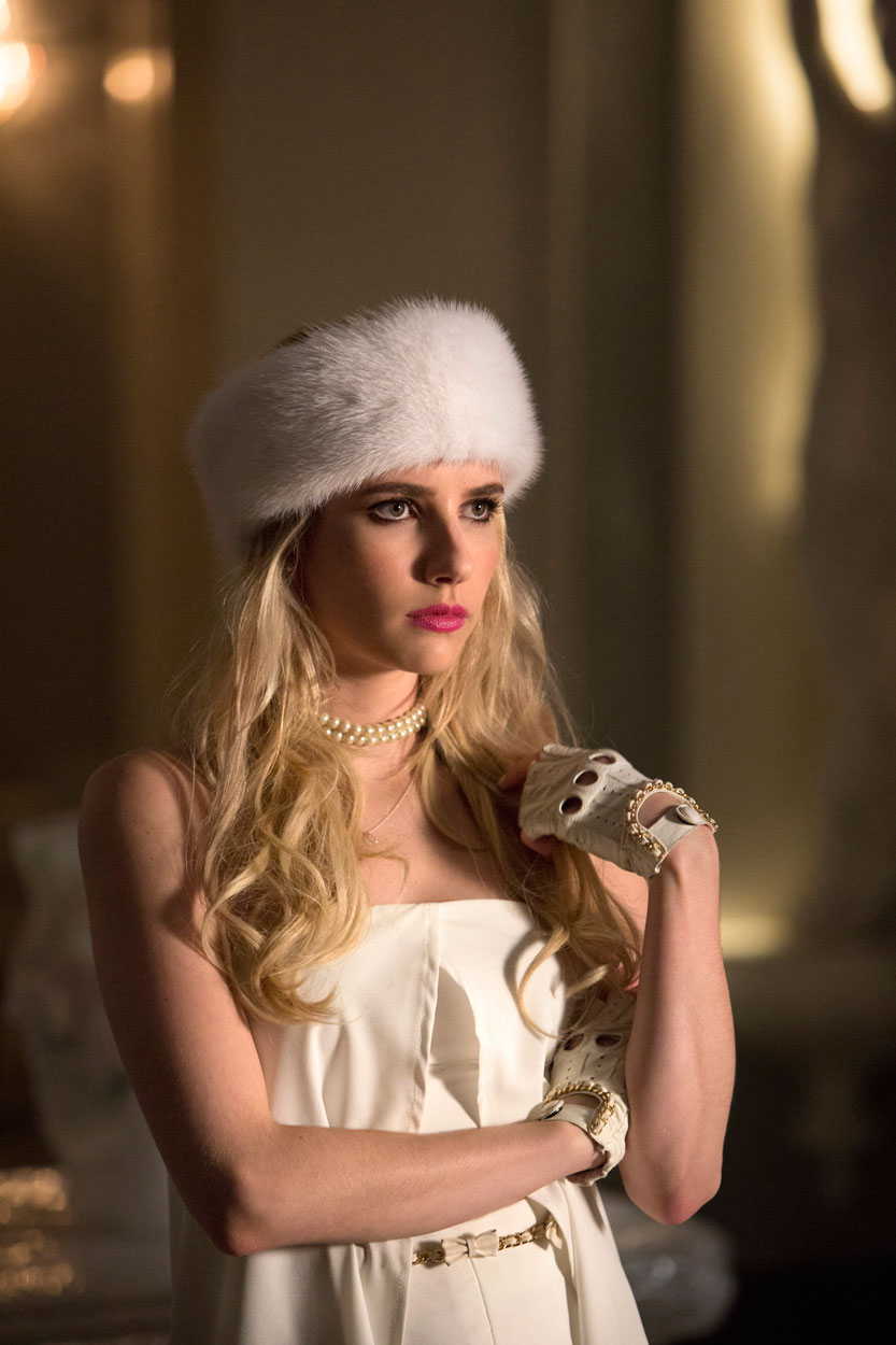 Emma Roberts Slaying The Chanel Look In Scream Queens