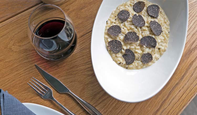 Risotto With Black Truffles, Butter And Parmesan1