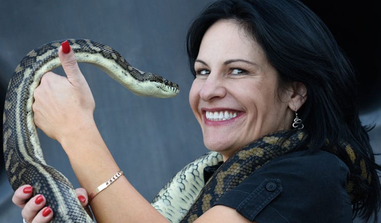 Snake Catcher Julia Baker on Animal Planet