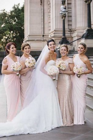 Tips for mismatched bridesmaid dresses