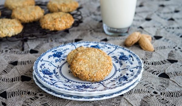 Easy to Make Gluten Free Anzac Biscuit Recipe With Almonds