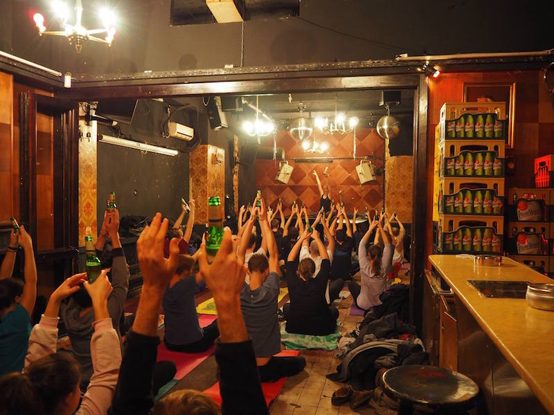 BierYoga: Enjoy A Beer With Yoga Benefits