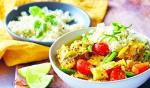 The Super-Clean Fish Curry With Cauliflower Couscous