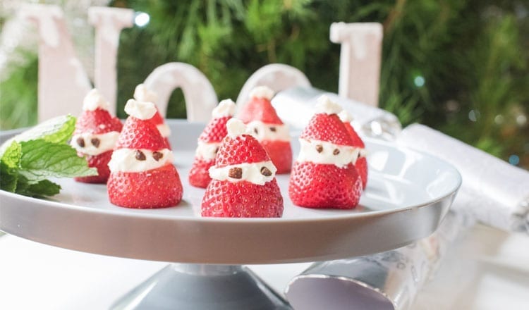 Strawberry Santas - Get Creative With The Kids This Christmas