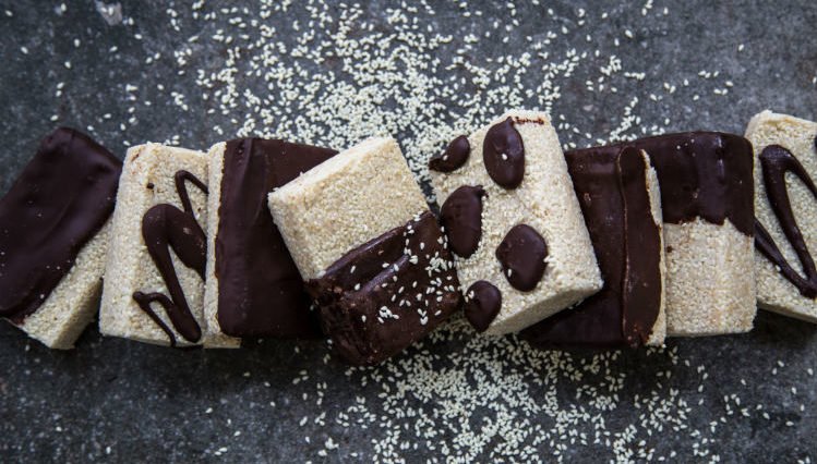 Chocolate And Coconut Sesame Squares: A Tasty And Healthy Snack