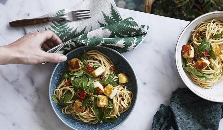Delight Yourself With This Appetising Halloumi Spaghetti Recipe
