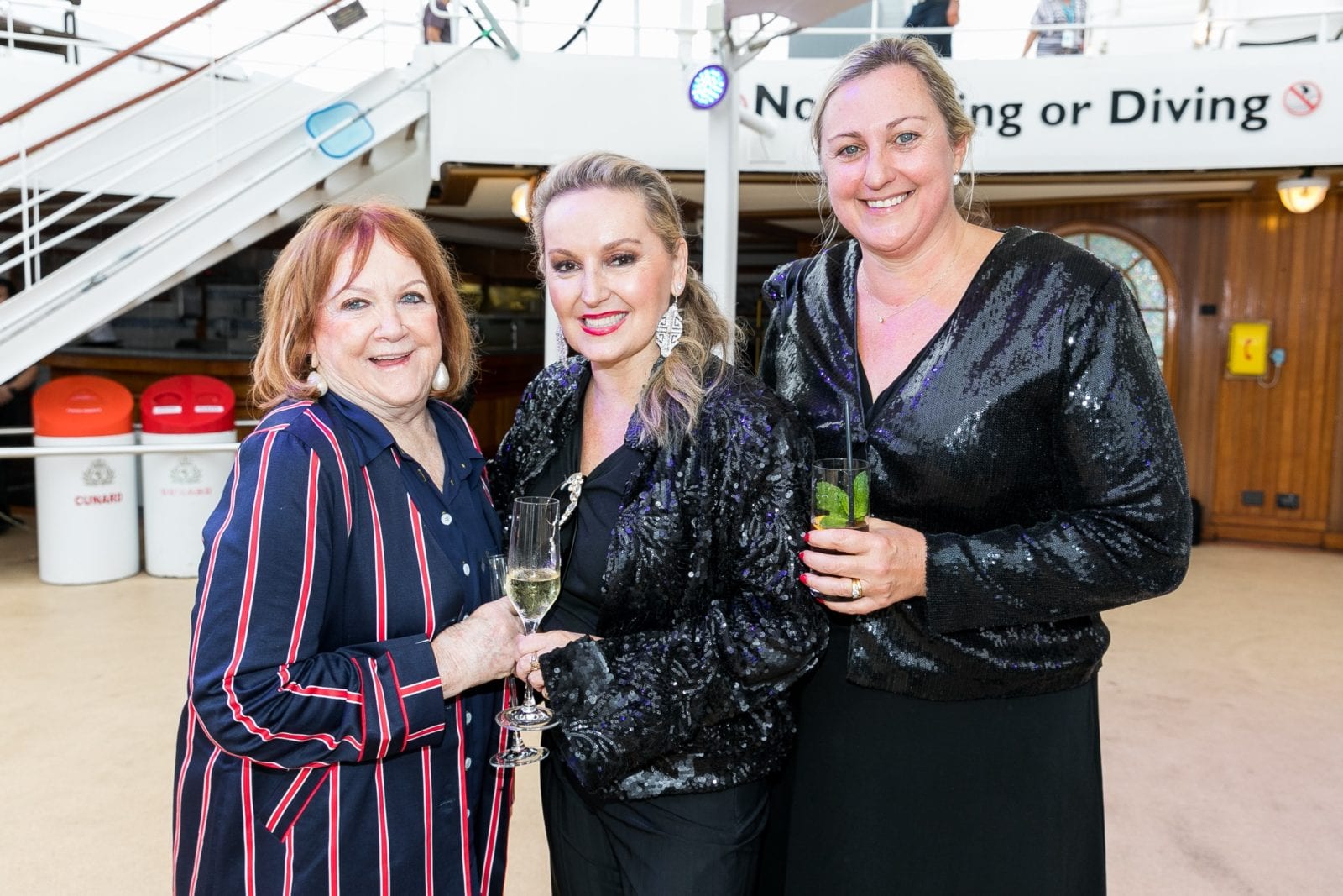 Eileen 'Red' Bond, Melissa Hoyer and The Carousel publisher Robyn Foyster