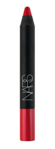 A classic matte red winter lipstick: Nars Cruella Velvet Matte Lip Pencil 