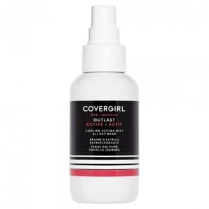 Athleisure Makeup: Covergirl Outlast All Day Setting Mist is a great inexpensive option.