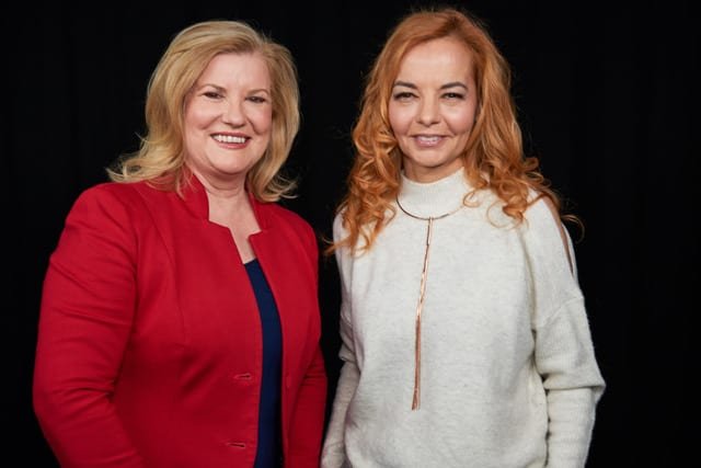 Natasha Chadwick and her advisor Anne McKevitt