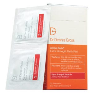 Beat Acne With Salicylic Acid: Dr Dennis Gross Alpha Beta Peel Pads contain AHA's and BHA's to refine pores and smooth skin texture.