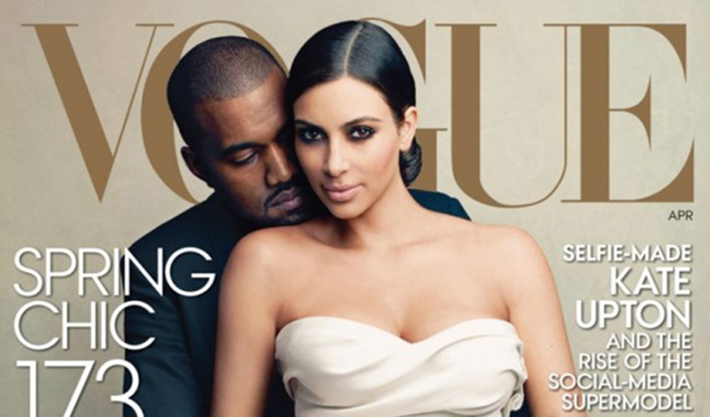 Kim and Kanye Finally Get Their US Vogue Cover!