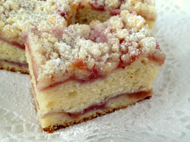 rhubarb crumb cake, brunch 