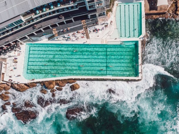 Bondi, swimming 