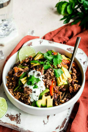 Mexican Mince Bowl