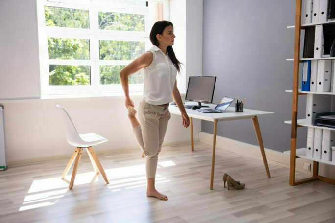yoga at your desk