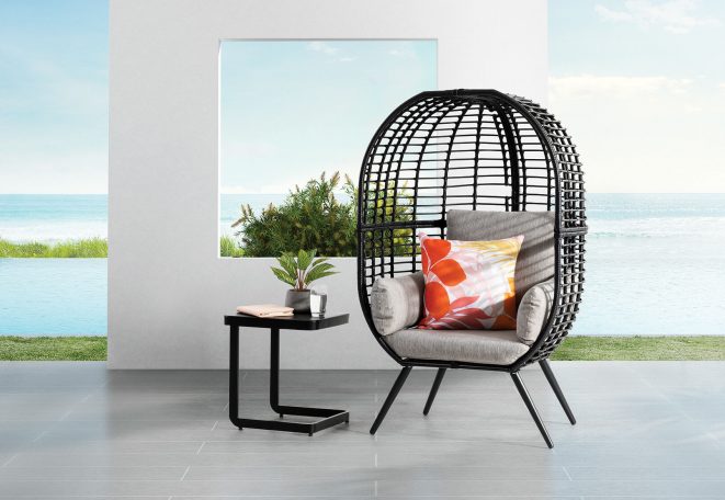 Amart shop egg chair