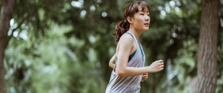 woman jogging fulfilment 