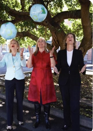 Ita Buttrose, Robyn Foyster and Deborah Thomas