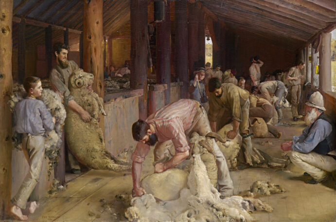Tom Roberts’s iconic Shearing the Rams