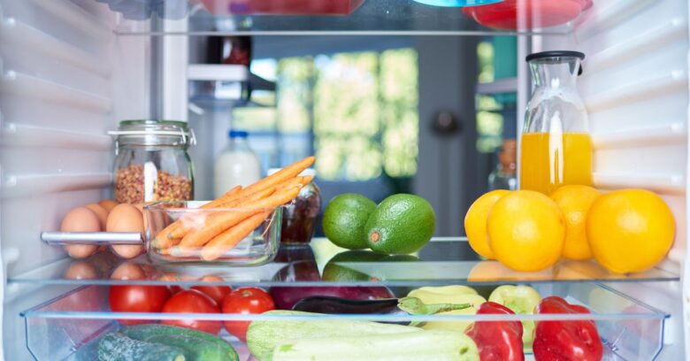 fridge healthy food nutrition