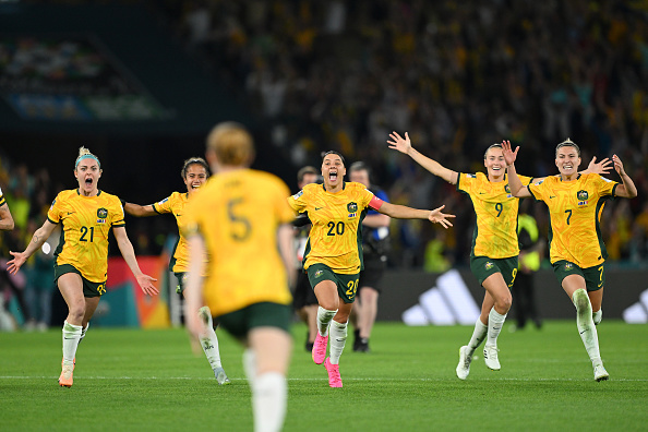 Final match between Australia and France at Brisbane Stadium on August 12, 2023 in Brisbane, Australia. (Photo by Quinn Rooney/Getty Images )